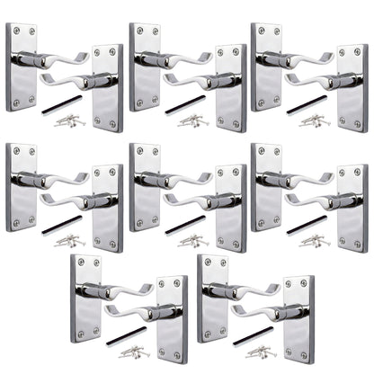 Marketplace JPG companion for Multipack Victorian Scroll Latch Door Handle - Chrome 1-8 Pairs - 118mm