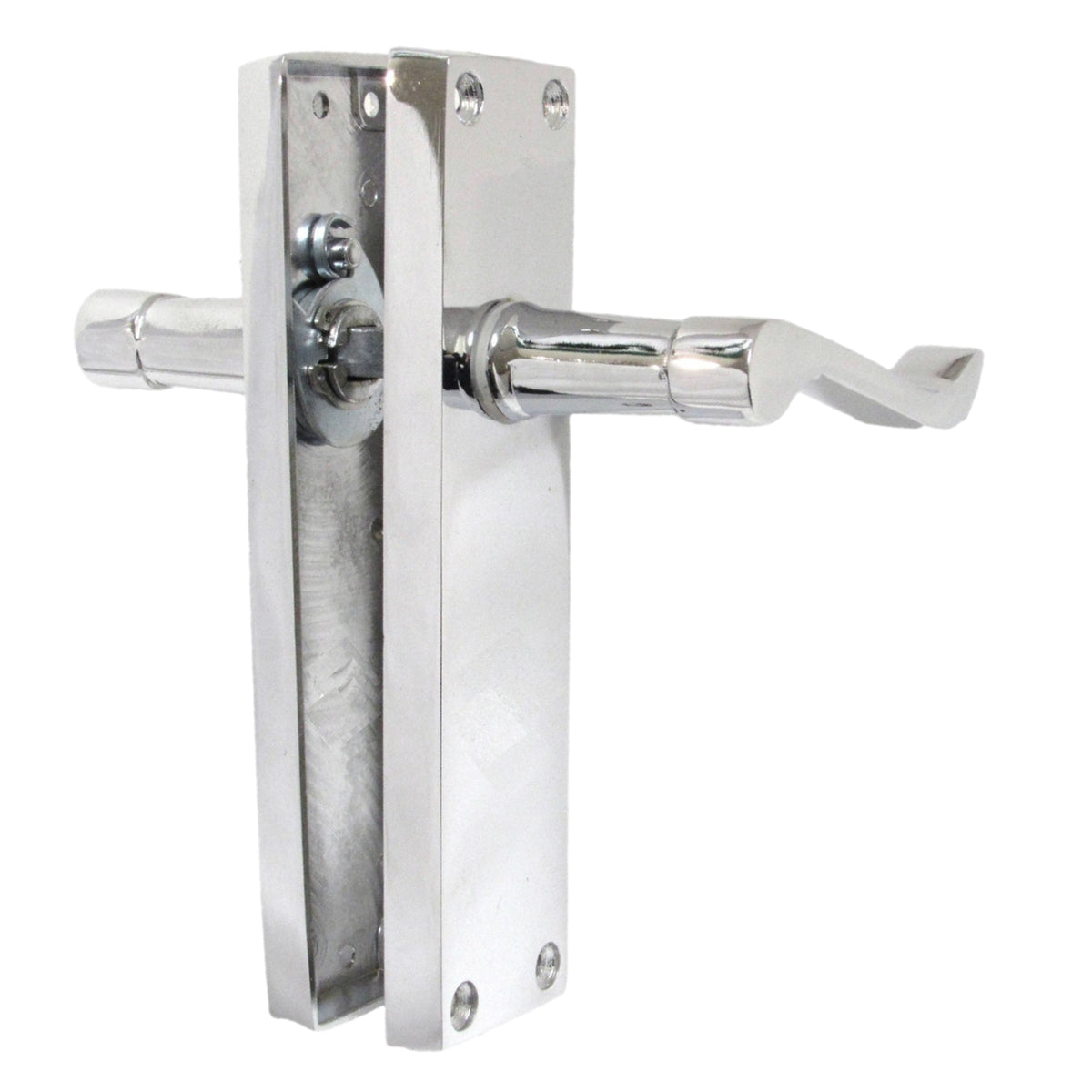 Marketplace JPG companion for Door Handles Victorian Scroll Lever Latch - Chrome Pack 150 X 40mm