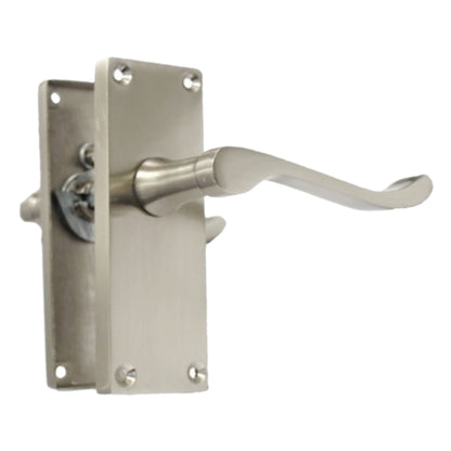 Marketplace JPG companion for Door Handles Scroll Lever Internal Latch - Satin 118 X 40mm