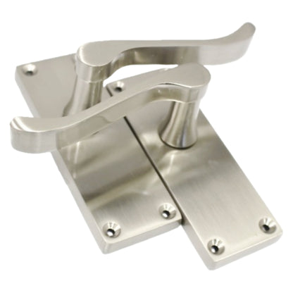 Marketplace JPG companion for Door Handles Scroll Lever Internal Latch - Satin 118 X 40mm