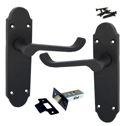 Marketplace JPG companion for Epsom Victorian Scroll Lever Latch Door Handle Pack - Matt Black