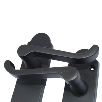 Marketplace JPG companion for Epsom Door Handle Latch Victorian Scroll Lever - Matt Black Chrome Pack Hinges