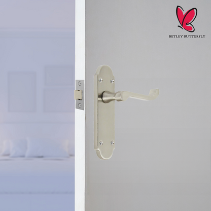 Poignées de porte Epsom à levier à loquet interne - Satin