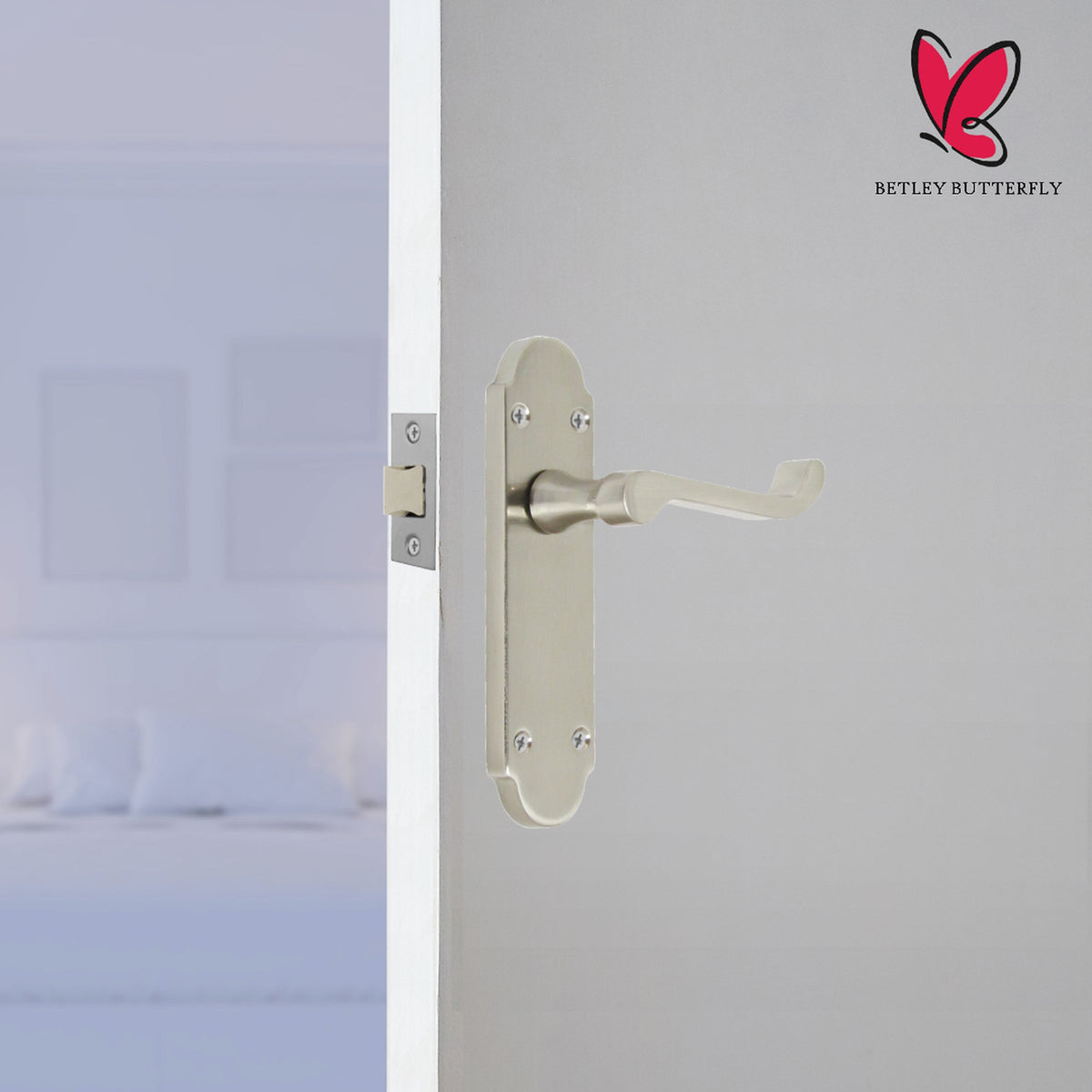 Marketplace JPG companion for Epsom Door Handles Internal Latch Scroll Lever - Satin Pack