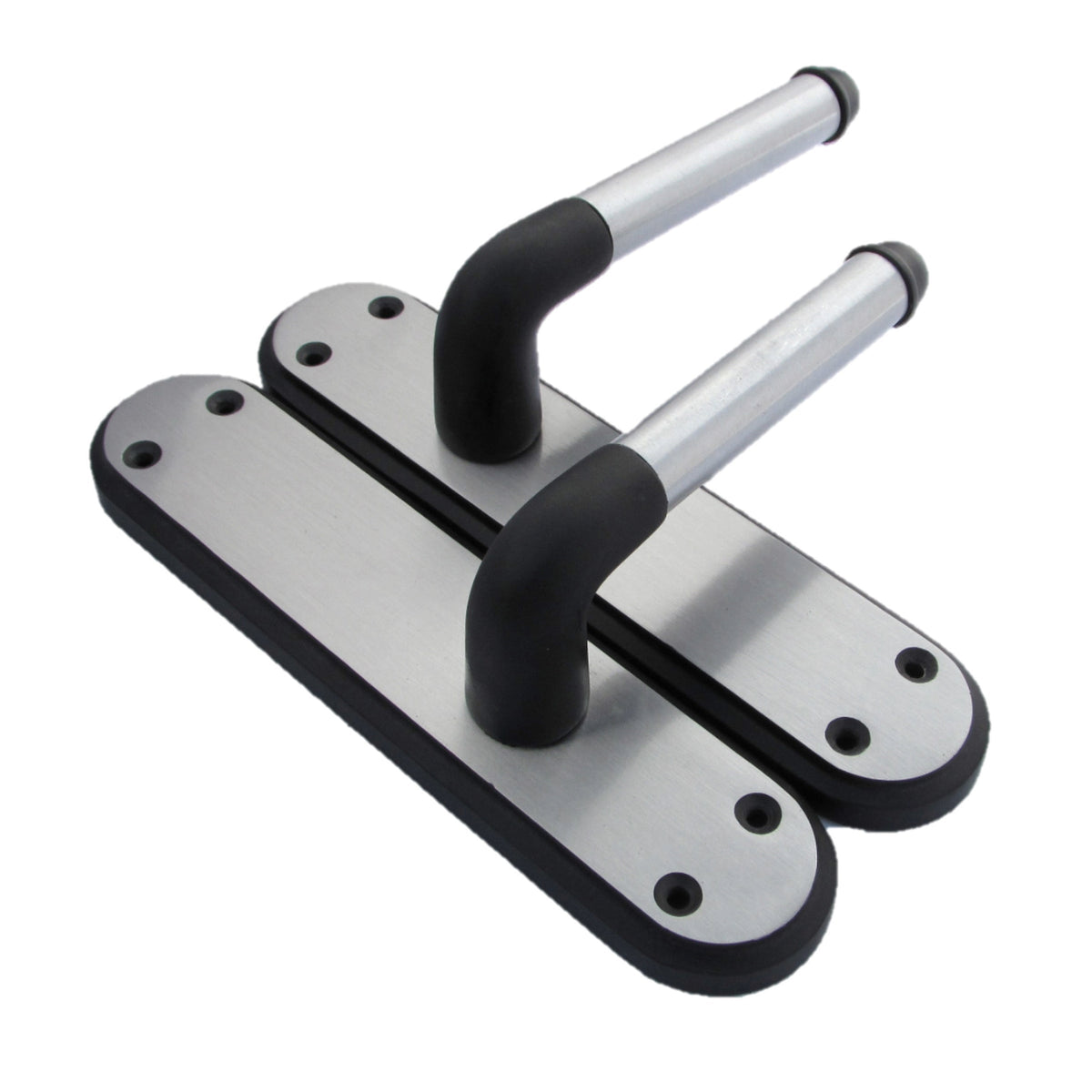 Marketplace JPG companion for Marina Door Handle Two Tone Latch Lever - Matt Black and Satin