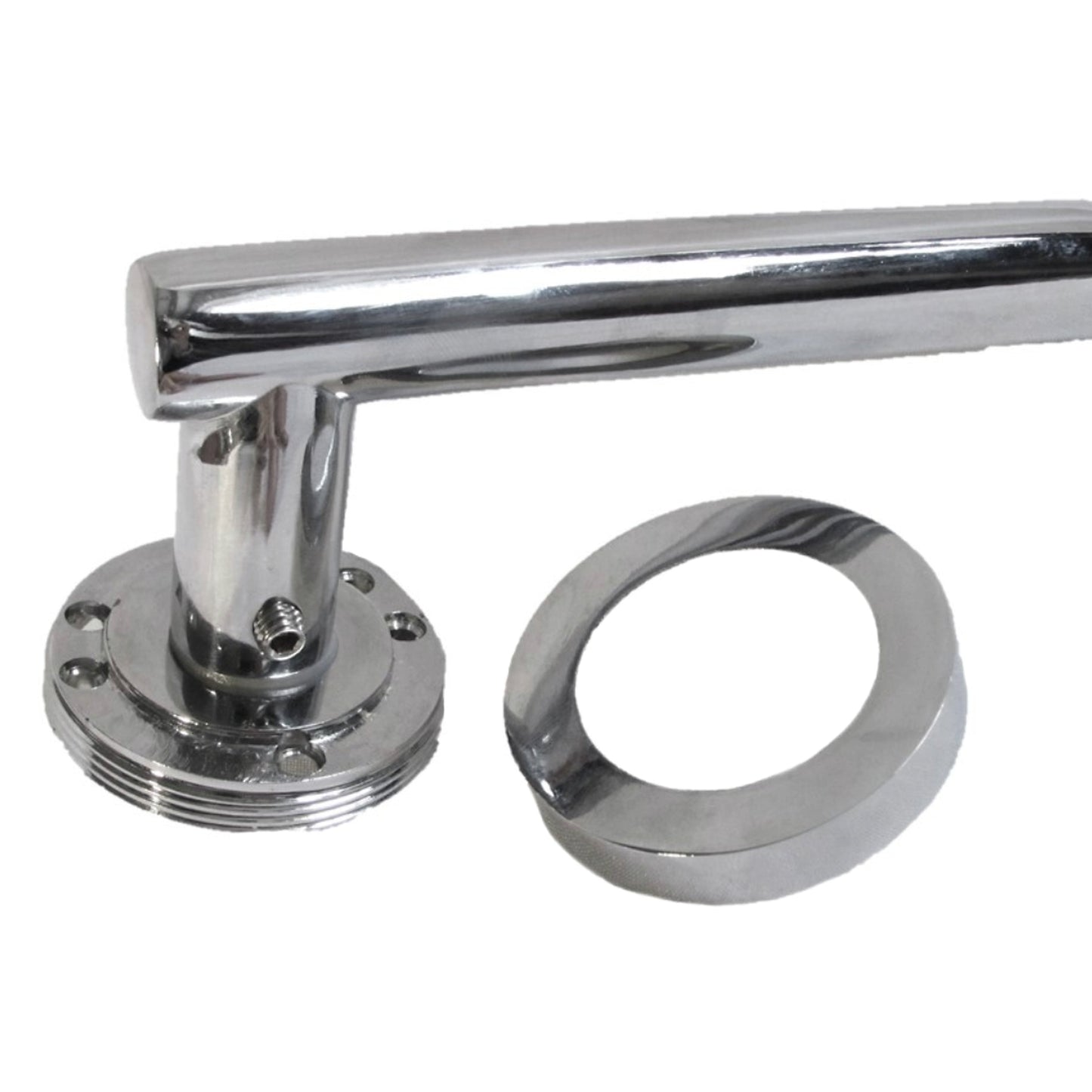 Marketplace JPG companion for Door Handles T Bar Straight Lever on Rose Latch - Chrome 125mm - 10mm