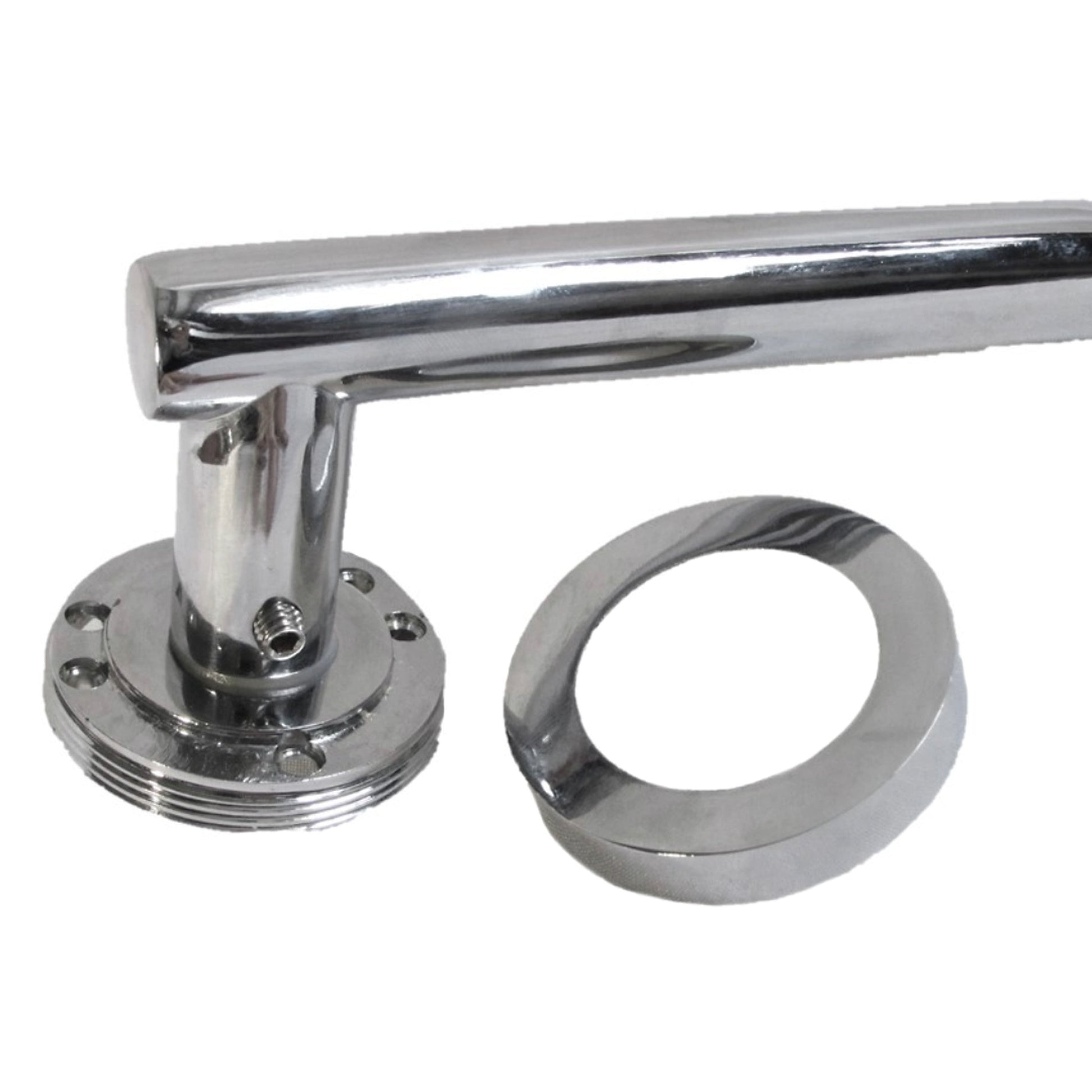 Marketplace JPG companion for Door Handles T Bar Straight Lever on Rose Latch - Chrome 125mm - 10mm