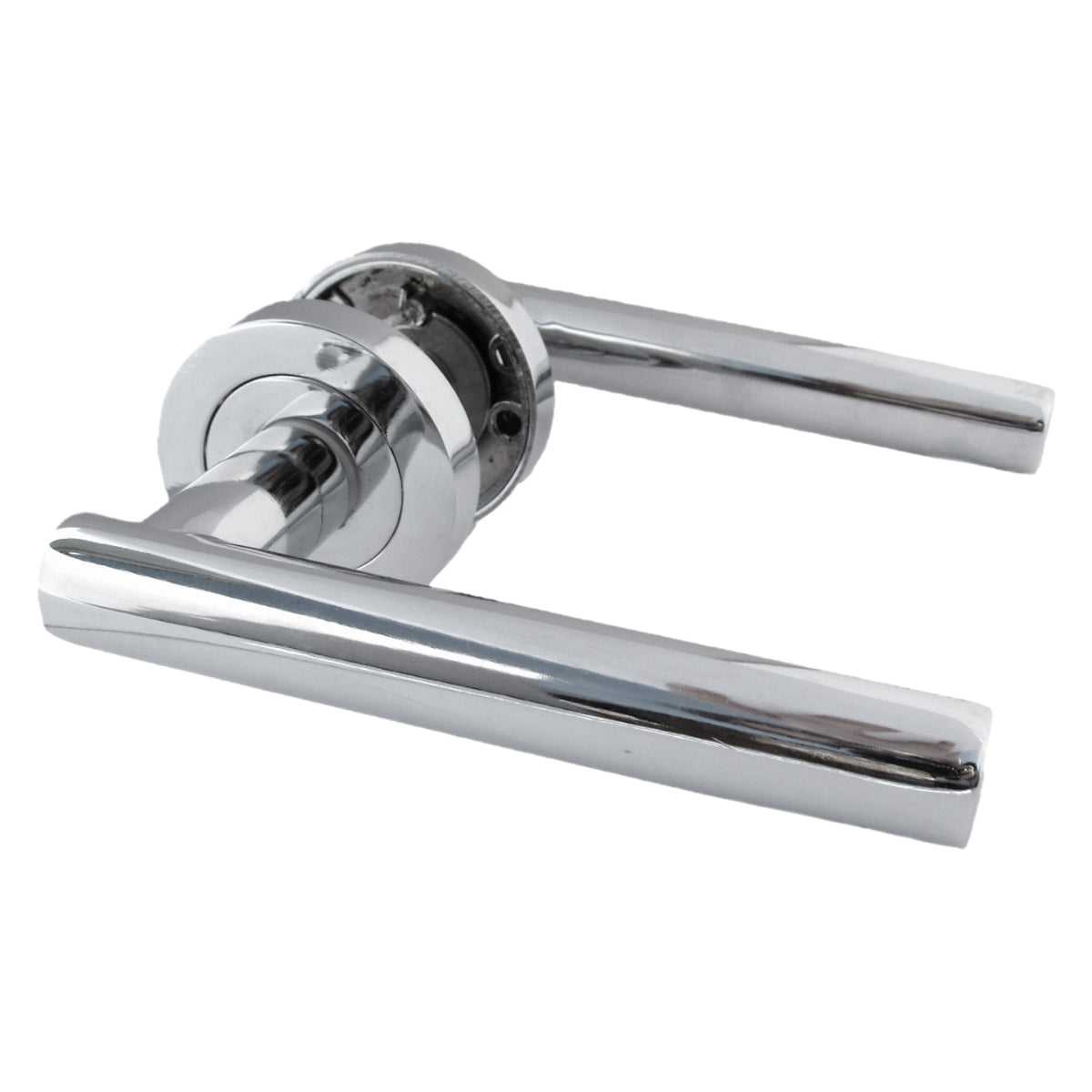 Marketplace JPG companion for Door Handles T Bar Straight Lever on Rose Latch & Hinges - Chrome