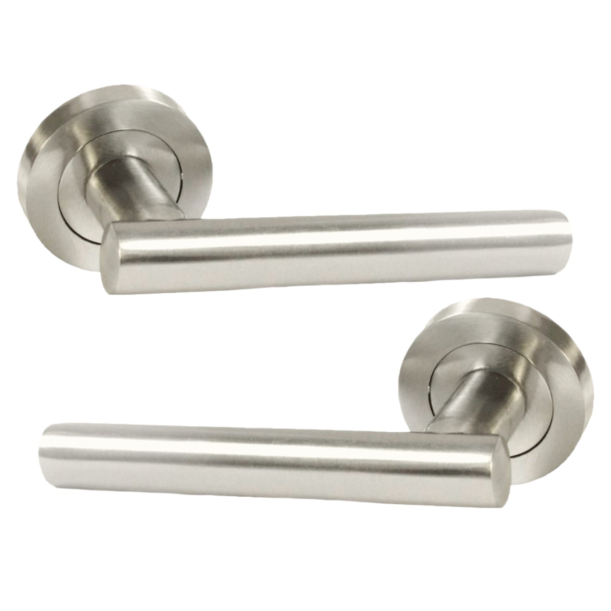 Marketplace JPG companion for Door Handles T Bar Straight Lever on Rose Latch - Satin 125mm - 10mm