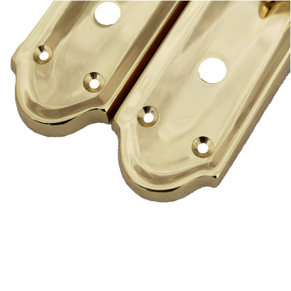 Marketplace JPG companion for Ashford Door Handle Bathroom Lock Scroll Lever - Polished Brass