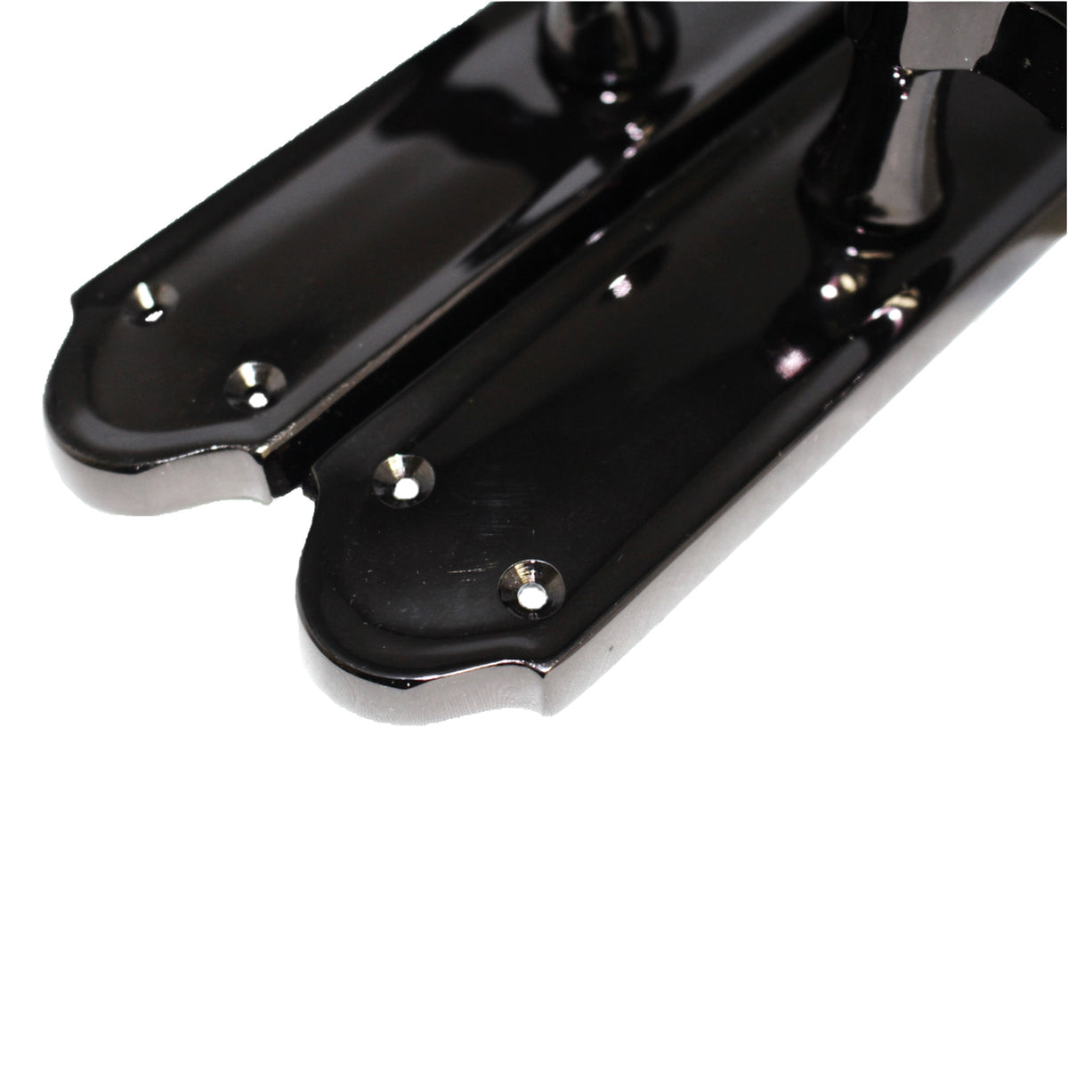 Marketplace JPG companion for Multipack Door Handles Ashford Black Nickel Latch Scroll Lever 1/4/6 Pairs - 168mm X 47mm