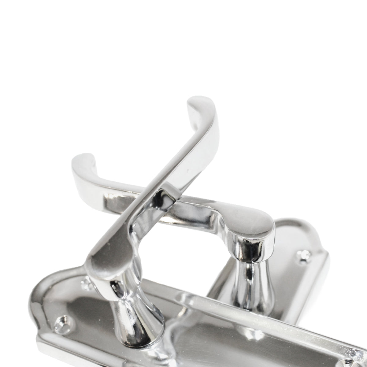 Marketplace JPG companion for Ashford Door Handle Latch Scroll Lever - Chrome Latch & Hinge Pack - 3"