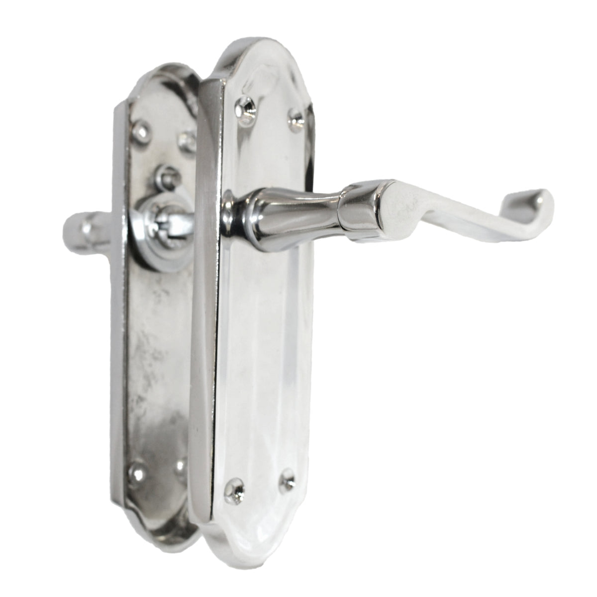 Marketplace JPG companion for Ashford Door Handle Latch Scroll Lever - Chrome - 168mm X 47mm