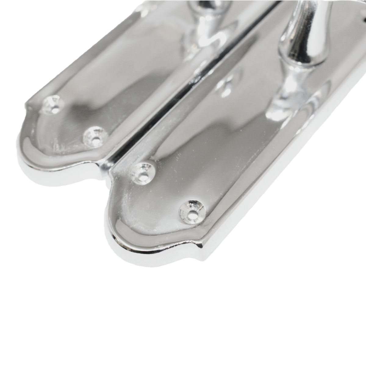 Marketplace JPG companion for Ashford Door Handle Latch Scroll Lever - Chrome Latch & Hinge Pack - 3"