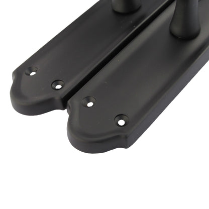 Marketplace JPG companion for Ashford Door Handle Latch Scroll Lever - Matt Black Latch Pack