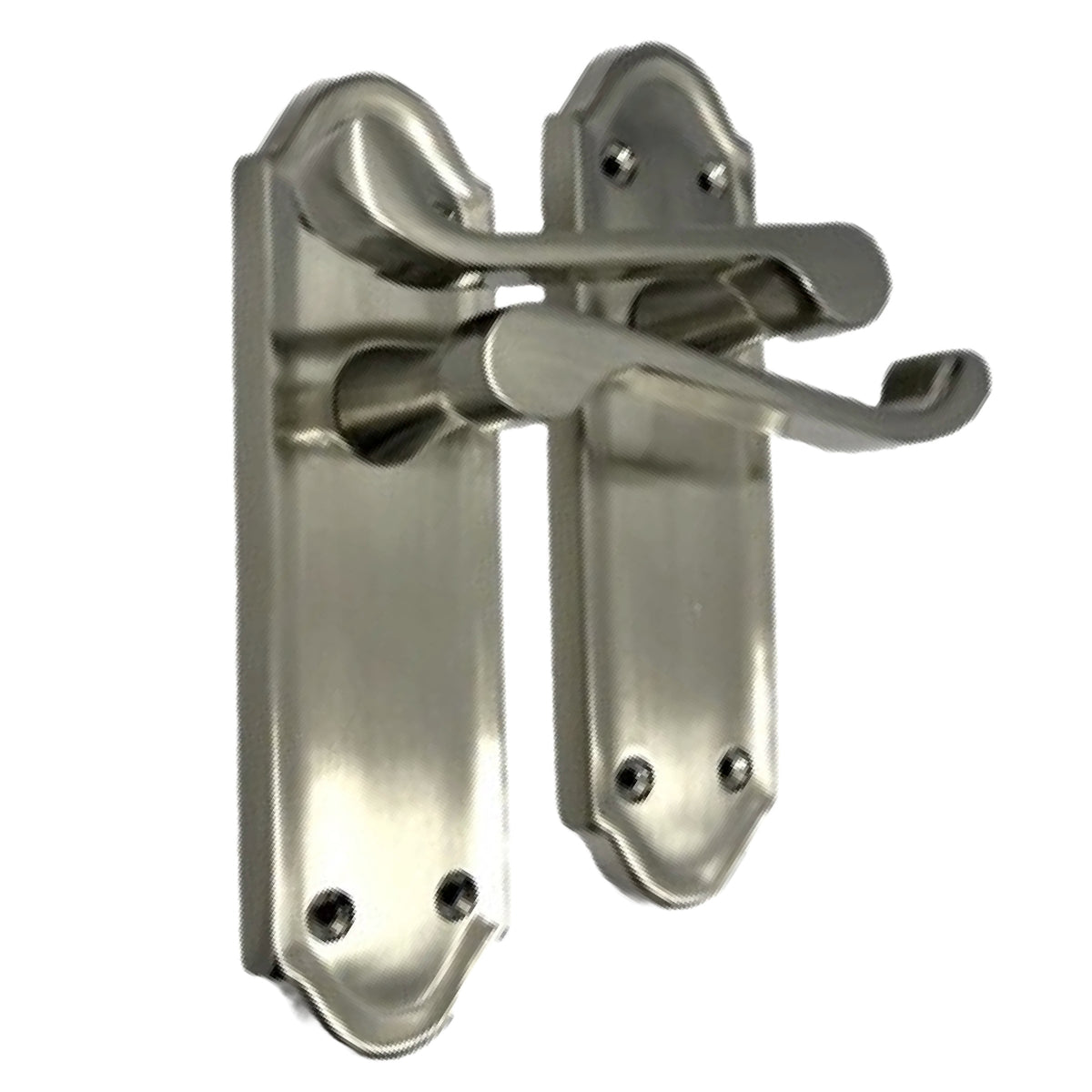 Marketplace JPG companion for Ashford Door Handle Internal Latch Scroll Lever - Satin Latch & Hinge Pack