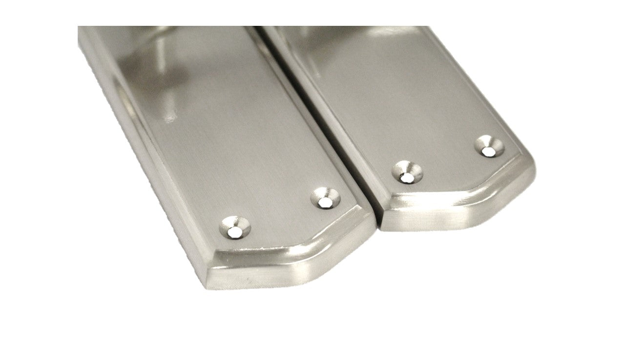 Door Handles Stellar Scroll Lever Internal Latch - Satin 170mm x 50mm