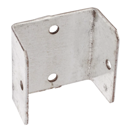 Fence Panel U Clips Brackets for Wooden Posts Galvanised Anti-Rattle Timber Fence Fixings