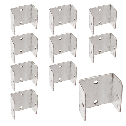 Marketplace JPG companion for Fence Panel U Clips Brackets for Wooden Posts Galvanised Anti-Rattle Timber Fence Fixings