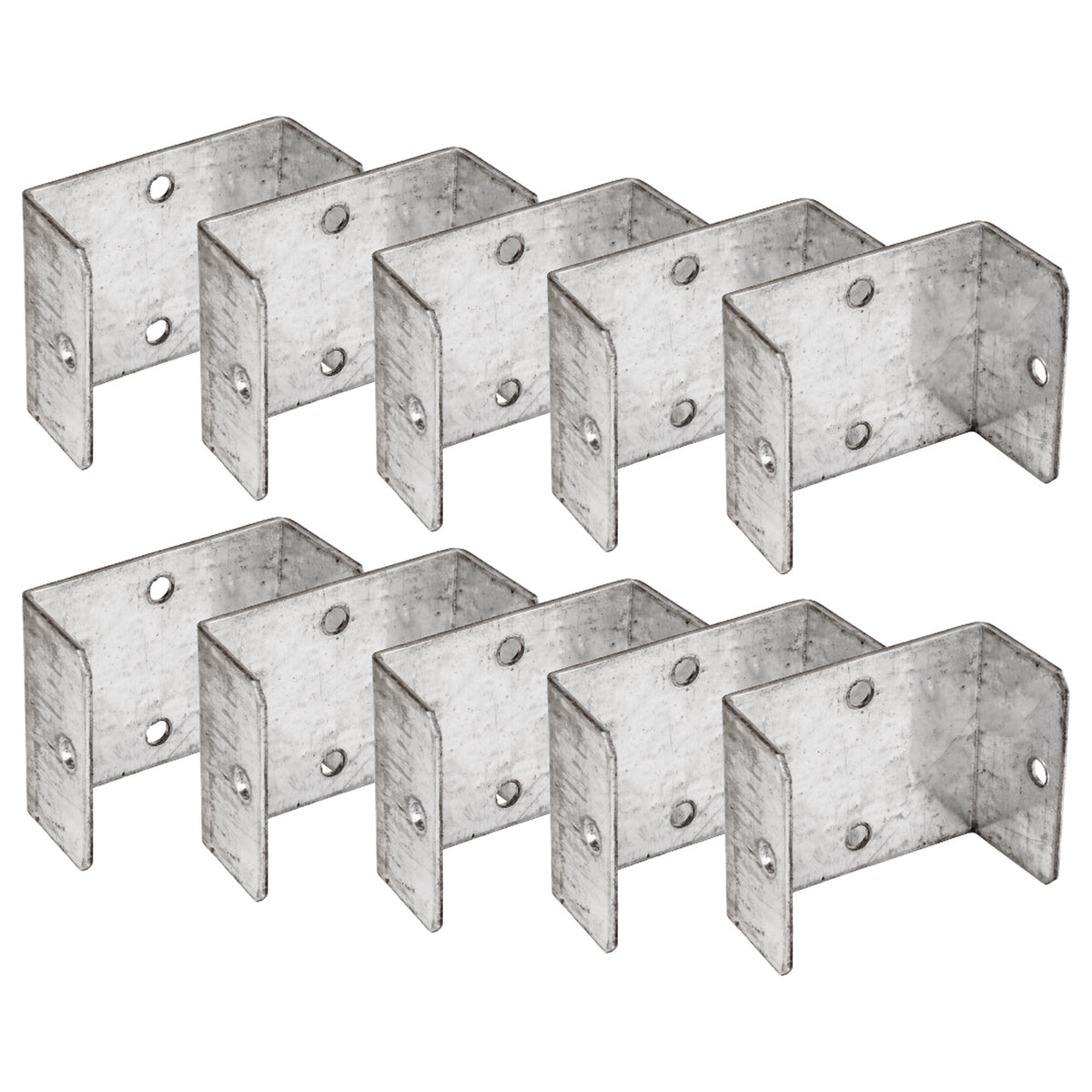 Marketplace JPG companion for Fence Panel U Clips Brackets for Wooden Posts Galvanised Anti-Rattle Timber Fence Fixings