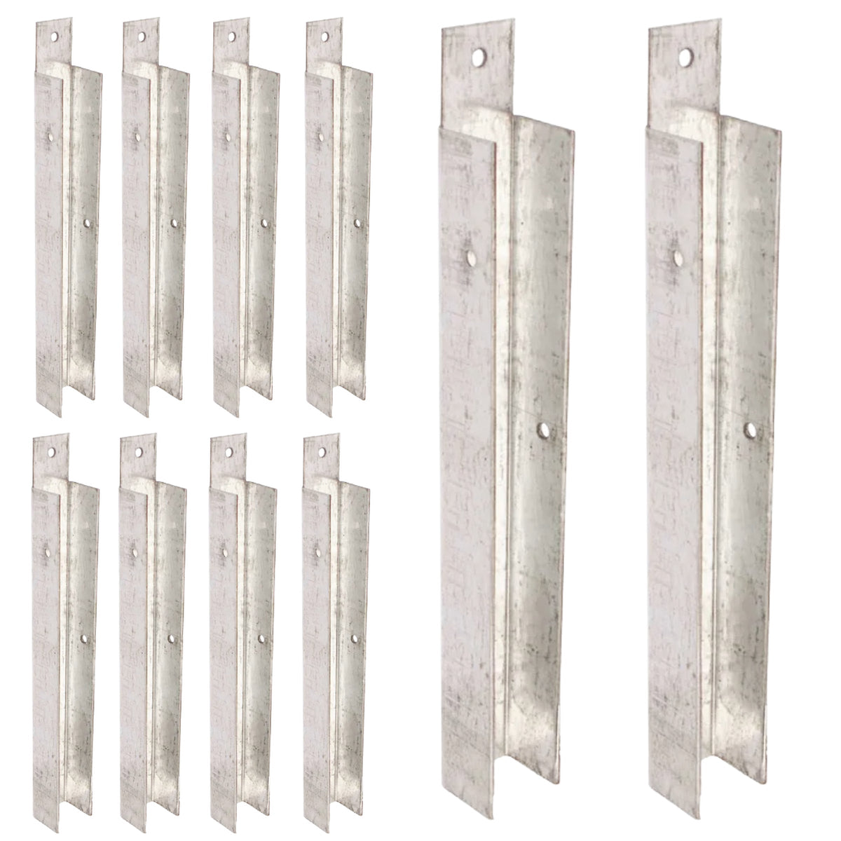 Marketplace JPG companion for Gravel Board Clips for 50mm Timber Fence Posts Galvanised Heavy Duty Fence Brackets