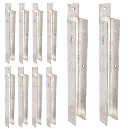 Marketplace JPG companion for Gravel Board Clips for 50mm Timber Fence Posts Galvanised Heavy Duty Fence Brackets