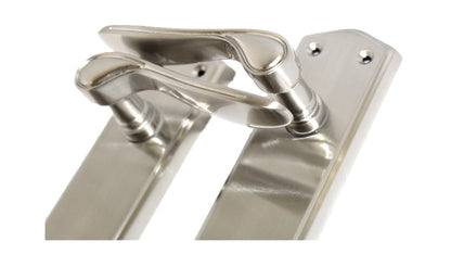 Door Handles Stellar Scroll Lever Internal Latch - Satin 170mm x 50mm