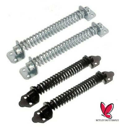 Marketplace JPG companion for 2x Adjustable Gate Spring Closers 8′′ or 10′′ Automatic Self-Closing Black or Galvanised - 8"/10"