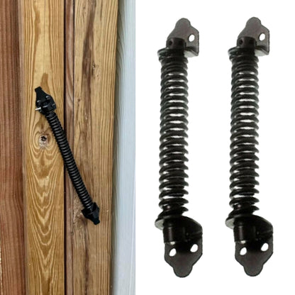 Marketplace JPG companion for 2x Adjustable Gate Spring Closers 8′′ or 10′′ Automatic Self-Closing Black or Galvanised - 8"/10"