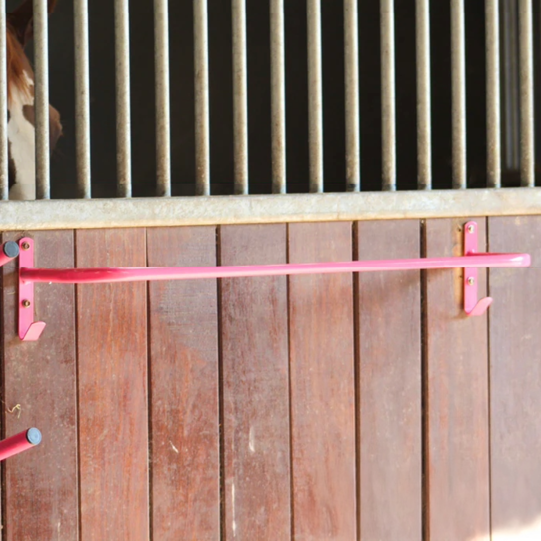 Perry Equestrian Rug Rail Horse Stable Yard Tack Room Accessories Colours