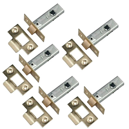 Marketplace JPG companion for Mortice Tubular Door Latch 2.5" 63mm Internal Door Catch Brass Plate 1-10
