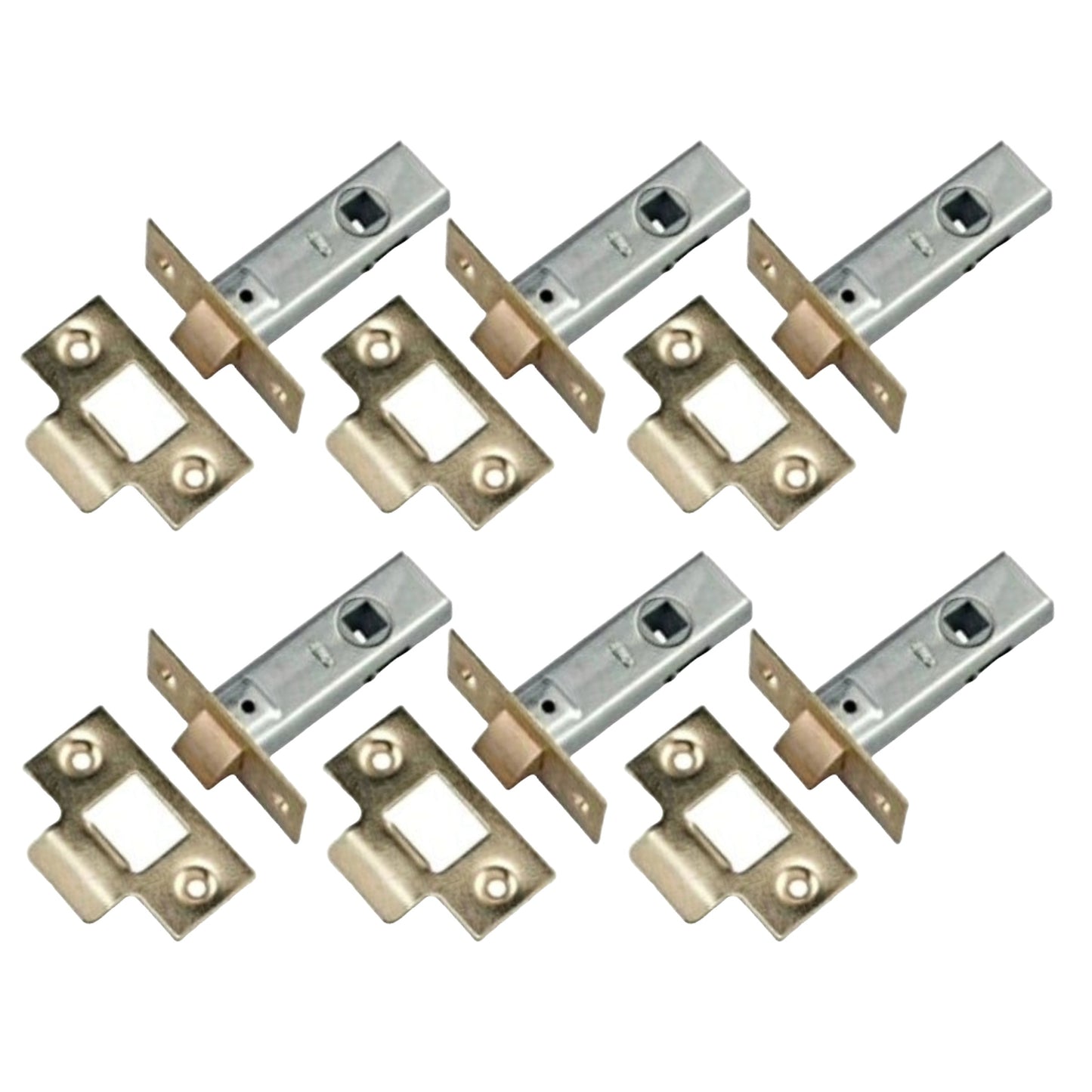 Marketplace JPG companion for Mortice Tubular Door Latch 2.5" 63mm Internal Door Catch Brass Plate 1-10