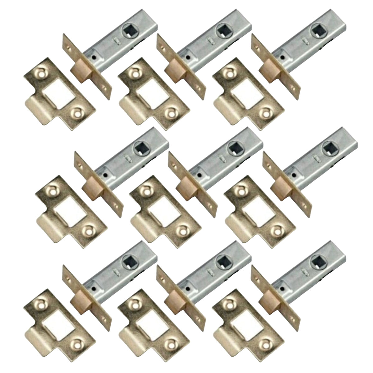 Marketplace JPG companion for Mortice Tubular Door Latch 2.5" 63mm Internal Door Catch Brass Plate 1-10