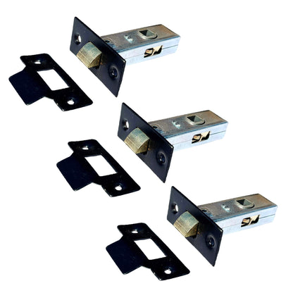 Marketplace JPG companion for Mortice Tubular Door Latch 2.5" 63mm Internal Door Catch Black 1-10