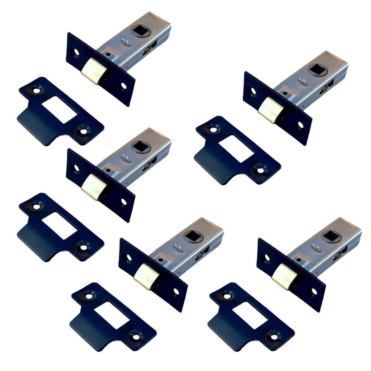Marketplace JPG companion for Mortice Tubular Door Latch 2.5" 63mm Internal Door Catch Black 1-10