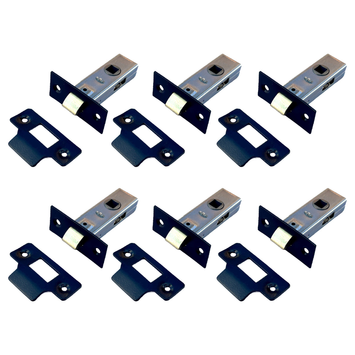 Marketplace JPG companion for Mortice Tubular Door Latch 2.5" 63mm Internal Door Catch Black 1-10