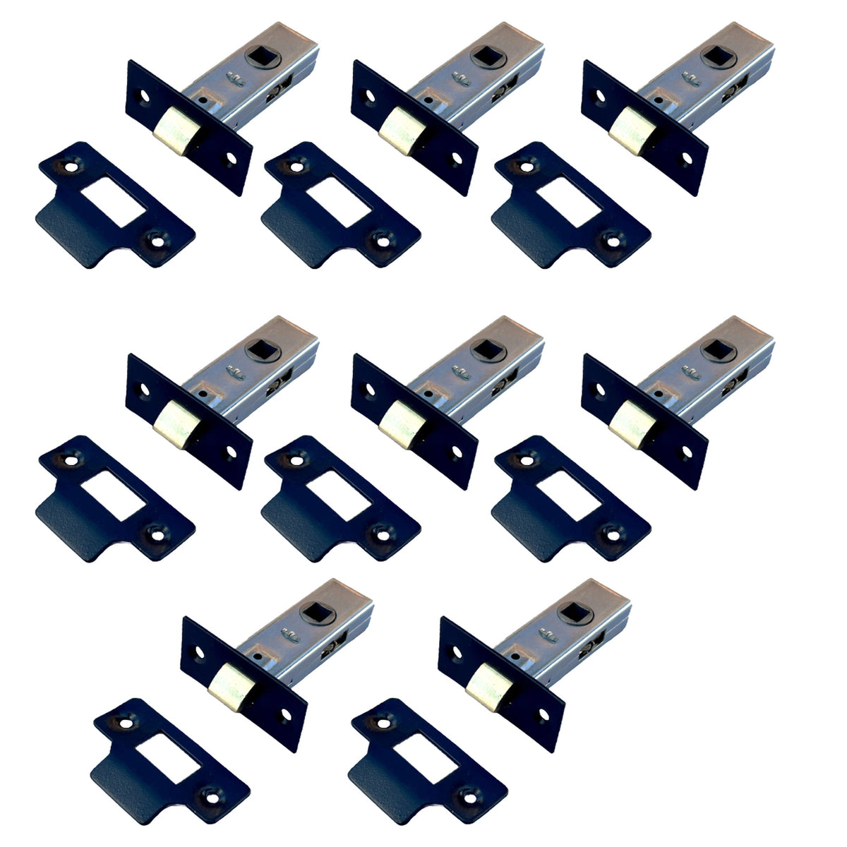 Marketplace JPG companion for Mortice Tubular Door Latch 2.5" 63mm Internal Door Catch Black 1-10
