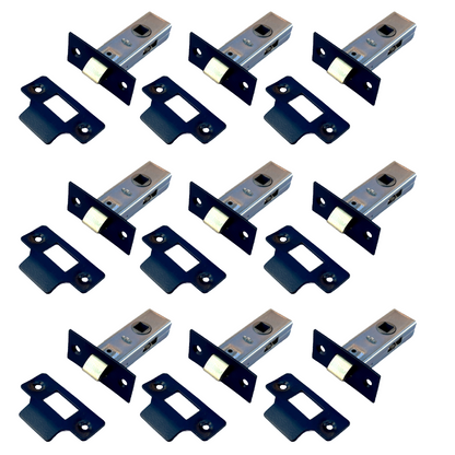 Mortice Tubular Gate Latch 2.5" 63mm Internal Door Catch Handle Black 1-10