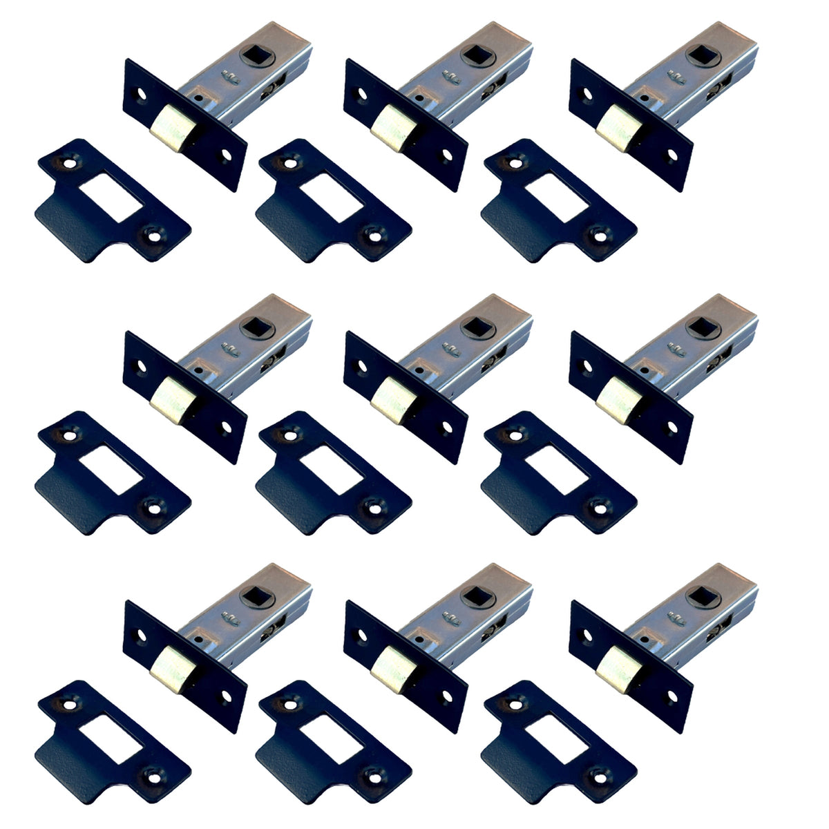 Marketplace JPG companion for Mortice Tubular Door Latch 2.5" 63mm Internal Door Catch Black 1-10