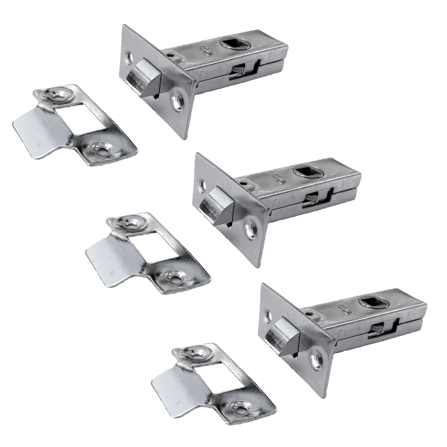 Marketplace JPG companion for Mortice Tubular Door Latch 2.5" 63mm Internal Door Catch Nickle Plate 1-10