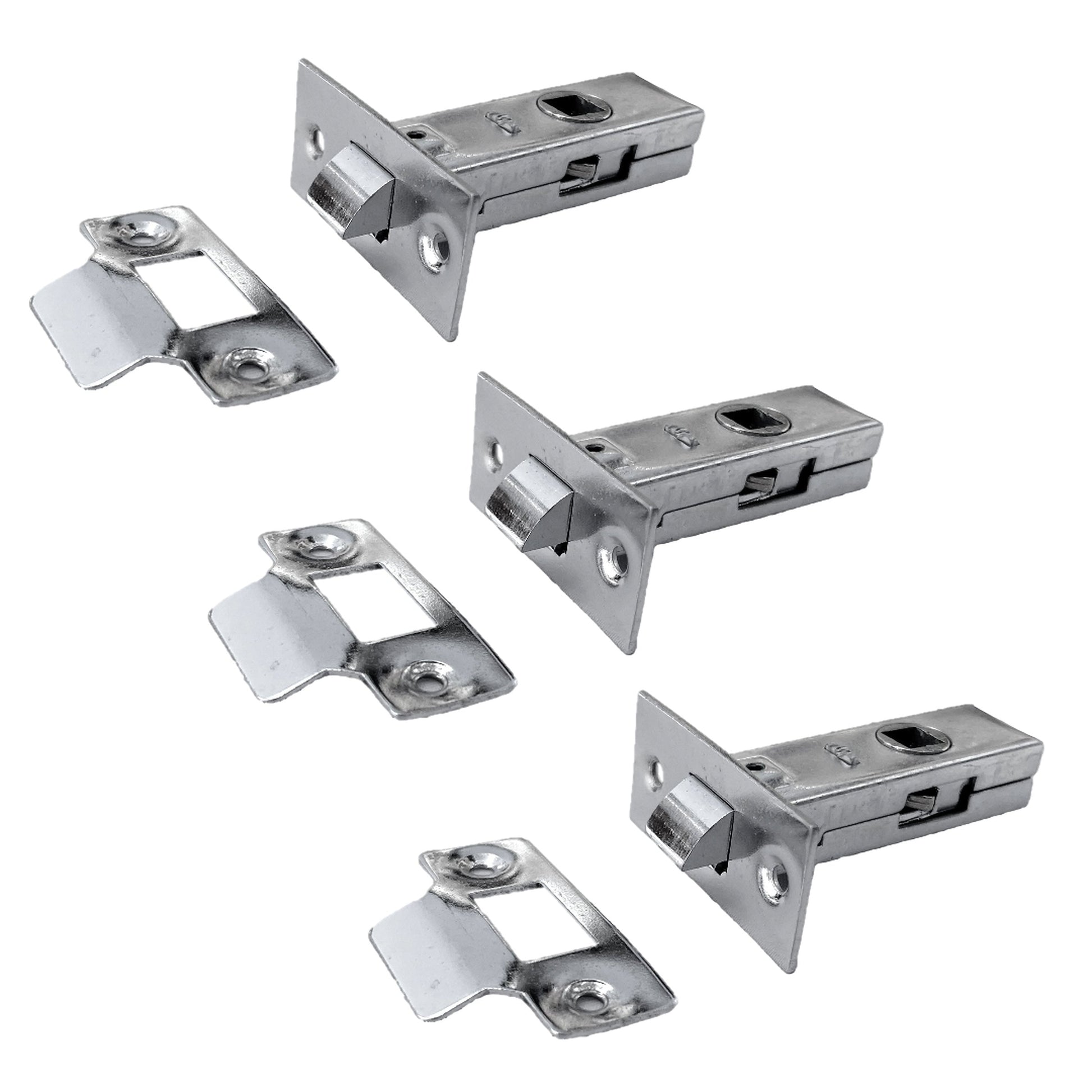 Marketplace JPG companion for Mortice Tubular Door Latch 2.5" 63mm Internal Door Catch Nickle Plate 1-10