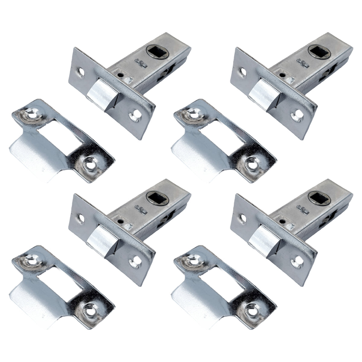 Marketplace JPG companion for Mortice Tubular Door Latch 2.5" 63mm Internal Door Catch Nickle Plate 1-10