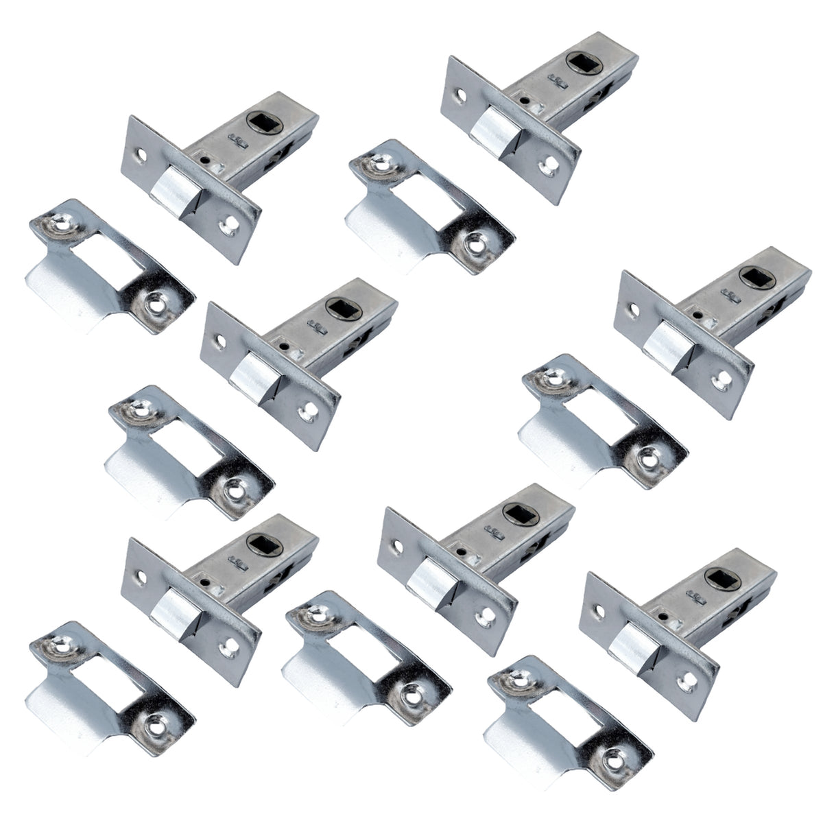 Marketplace JPG companion for Mortice Tubular Door Latch 2.5" 63mm Internal Door Catch Nickle Plate 1-10