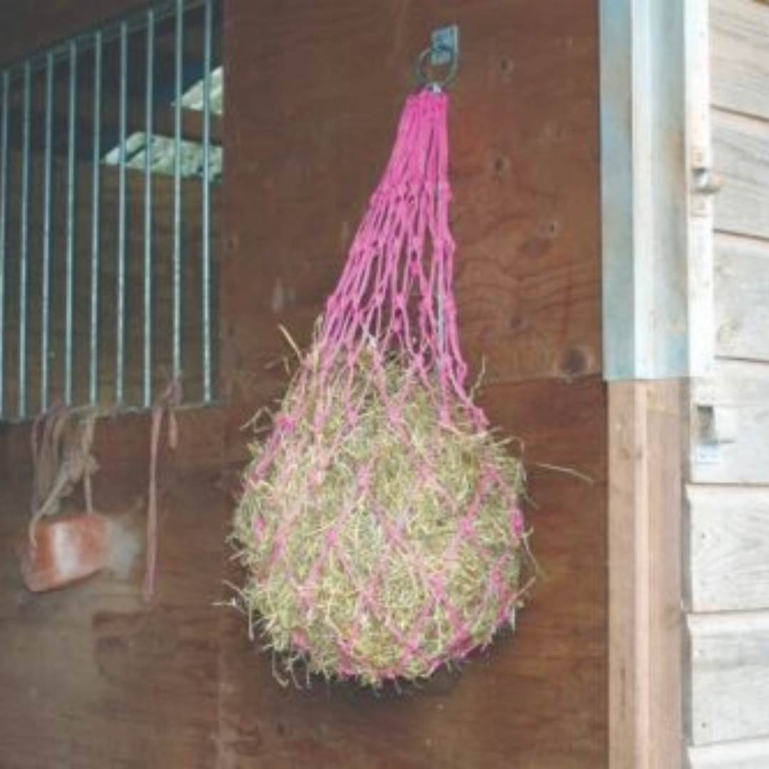 Perry Large Mesh Ring Hole Polypropylene Equestrian Hay Nets Horse Feeder