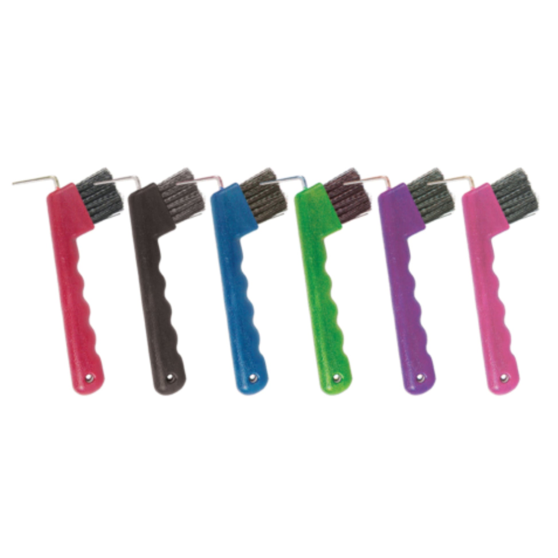 Marketplace JPG companion for Perry Equestrian Hoof Pick with Brush & Wave Grip Handle Horse Pony
