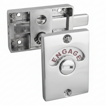 Indicator Bolt Chrome Lock for Bathroom