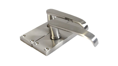 Door Handles Victorian Straight Lever Satin Hinges & Latch Pack Set 120 x 42mm