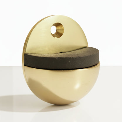 Marketplace JPG companion for Oval Door Stop Brass Floor-Mounted Rubber Door Stop to Protect Walls