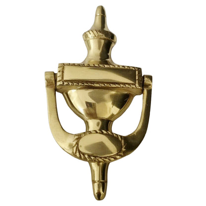 Marketplace JPG companion for Georgian 5" Gold Solid Brass Urn Style Door Knocker Victorian Front Door