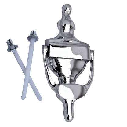 Marketplace JPG companion for Victorian 6" Chrome Solid Brass Urn Style Door Knocker Victorian Front Door - 75mm